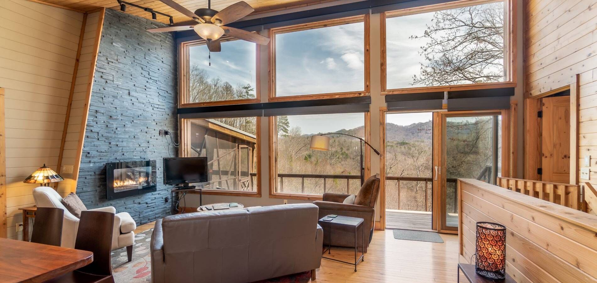 cabin indoor living room